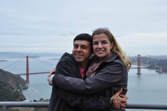 O Sidney cuidou da gente em San Francisco, na Califórnia, nos Estados Unidos